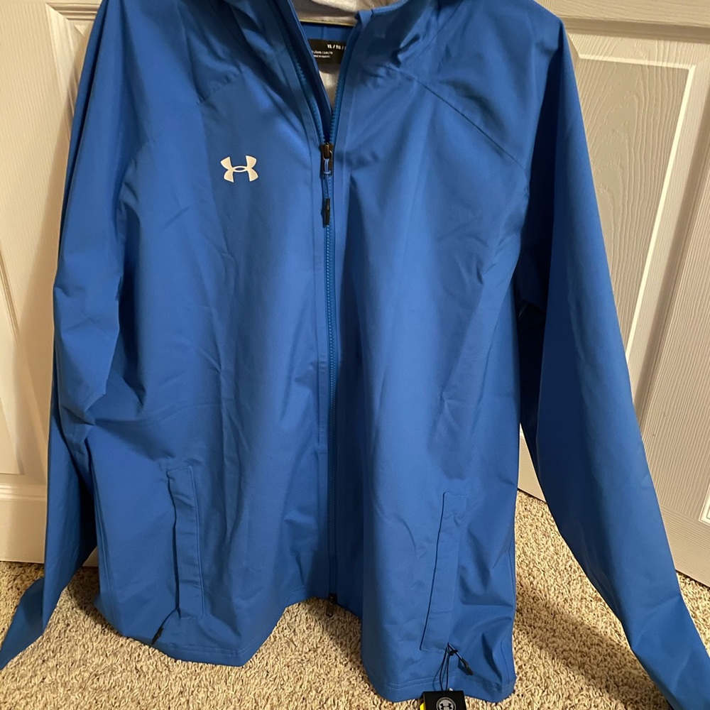 Waterproof Under Armour Loose Rain Jacket Shell